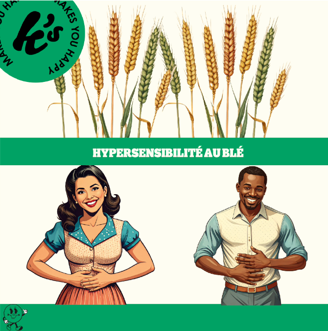 l'hypersensibilité au blé logo kake's