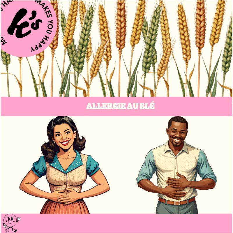 l'allergie au blé logo kake's