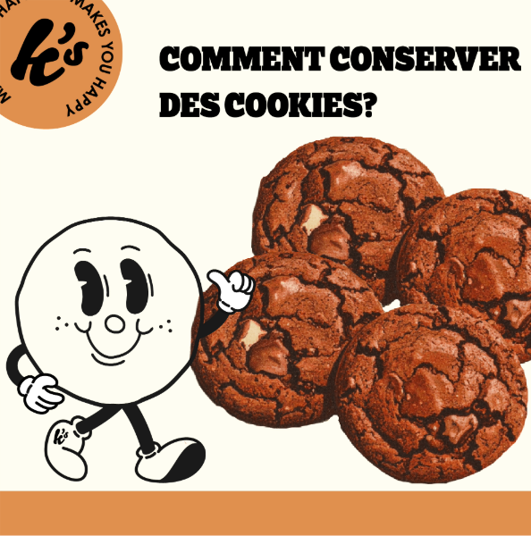 conseil comment conserver des cookies illustration cookies et logo kake's