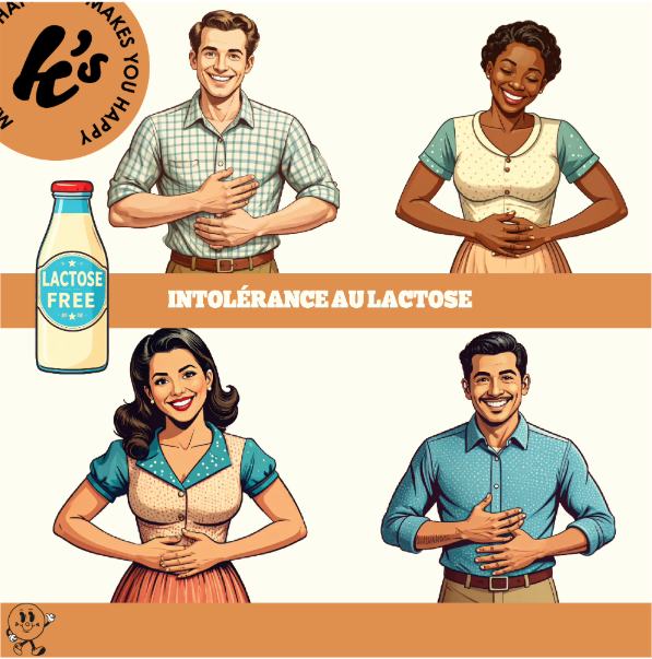 l'intolérance au lactose logo kake's