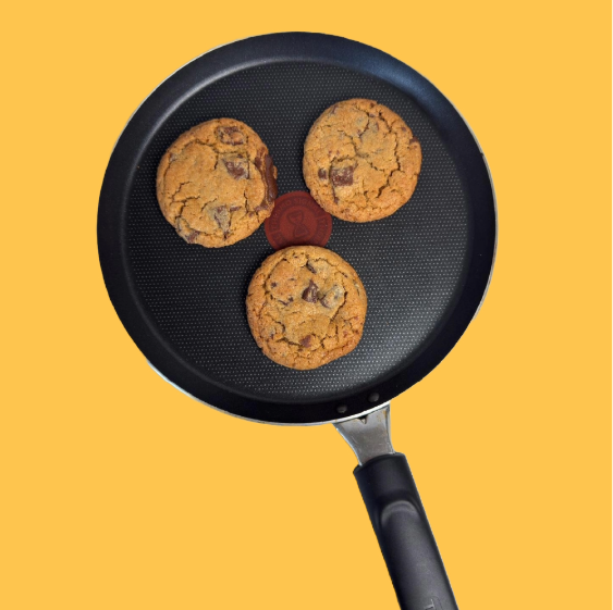 cookies kake's dans une poêle